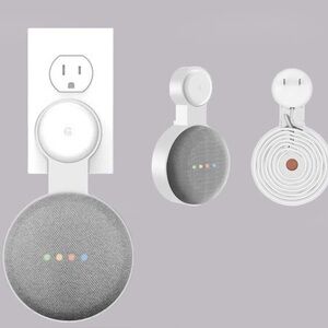 Google Nest Mini Smart Speaker With Wall Mount & Power Adapter